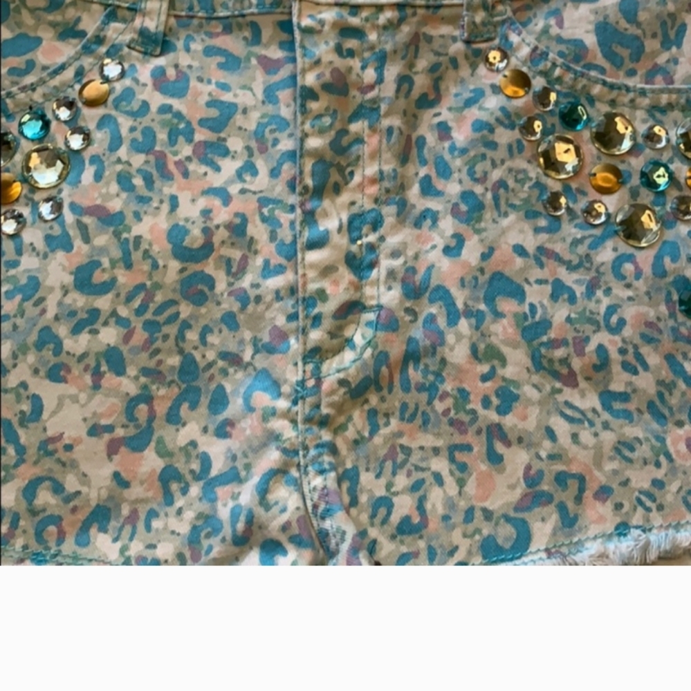 DIVIDED BY H & M RHINESTONE SHORTS NWOT